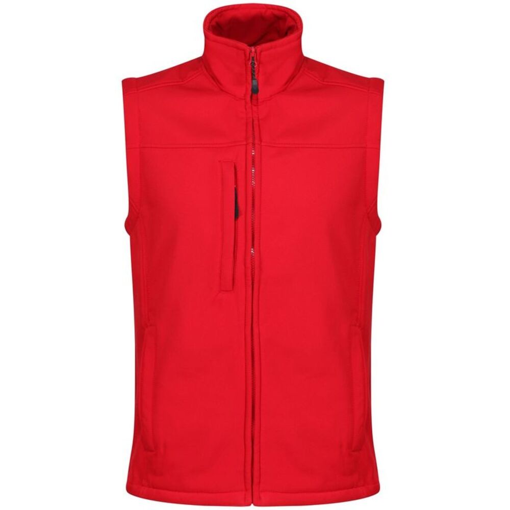 Regatta Professional Mens Softshell Body Warmer / Classic Red